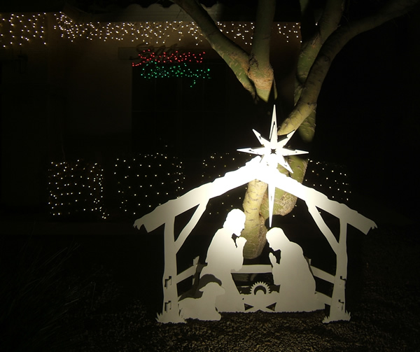 outdoor nativity