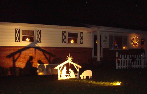 outdoor nativity