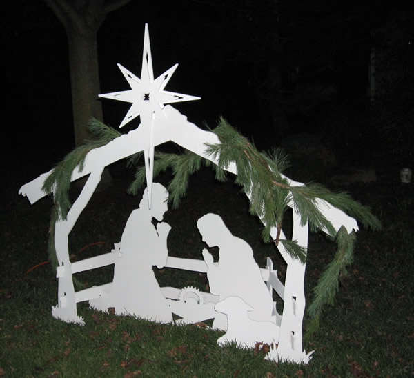 outdoor nativity