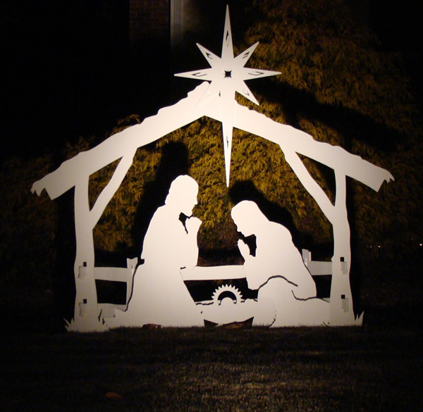 outdoor nativity