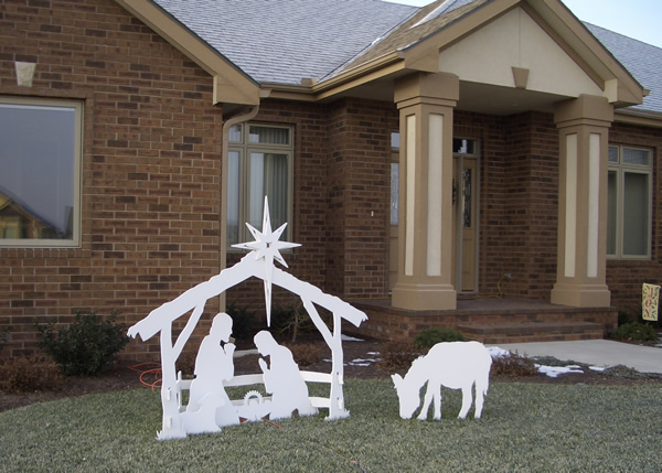 outdoor nativity