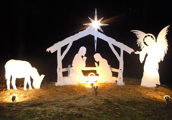 Pretty Nativity Scene photo